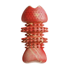 Fish Bone Squeaky Dog Chew Toy