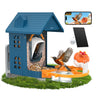 Minikey bird feeder with camera with 1 solar panel