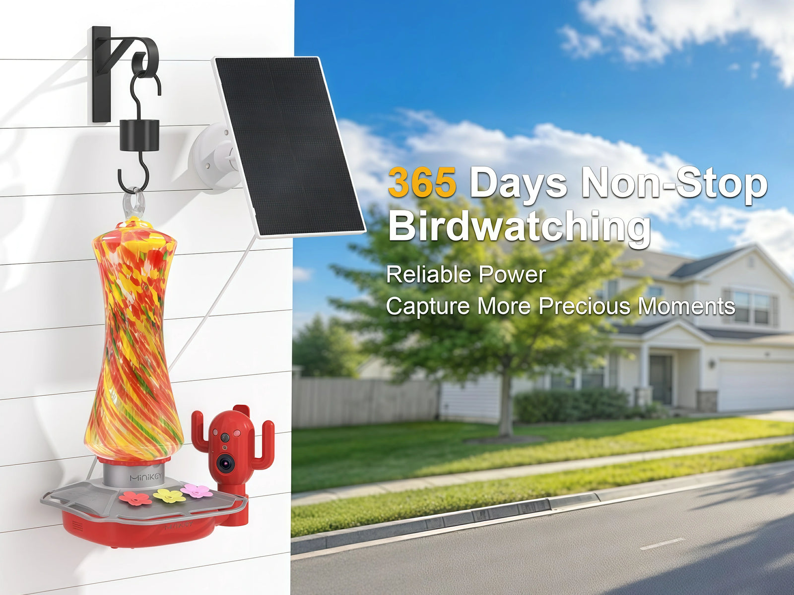 Powered by Dual Solar charging