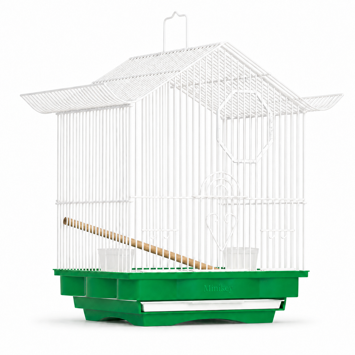 Minikey Small Bird Cage with Pull-Out Tray